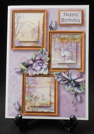 Swan Lake & Roses Frame Trio by Michelle Chivers