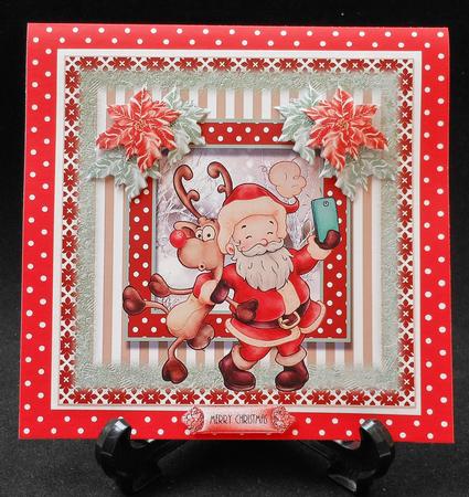 The Santa Christmas Selfie Topper by Michelle Chivers