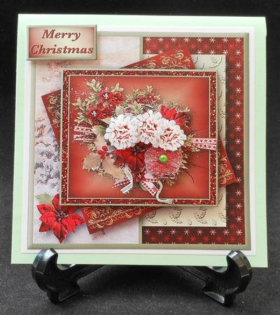 Christmas Flowers Multi-layer Card Mini Kit by Michelle Chivers
