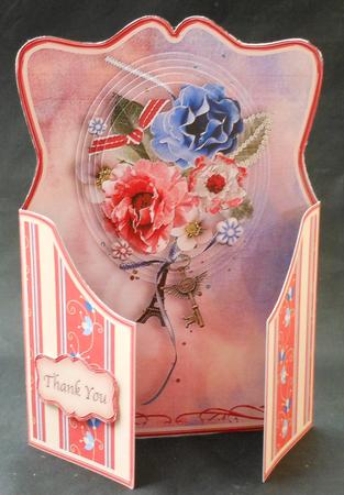 The Colours of Paris Shaped Gatefold Card Mini Kit by Michelle Chivers