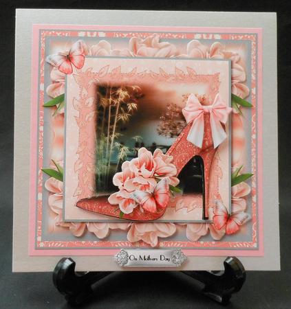 The Magnolia Shoe Card Front Kit by Michelle Chivers