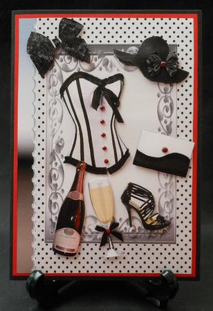 Black Polka Dots & Bows by Michelle Chivers