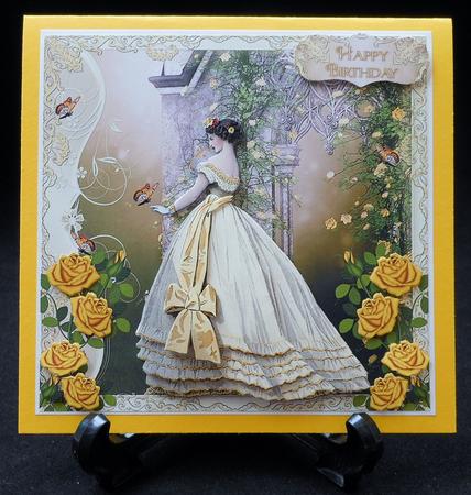 Victorian Lady Lemon Rose Walk Mini Kit by Michelle Chivers