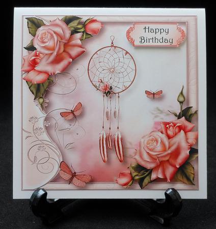Butterflies Roses & Dreams 8x8 by Michelle Chivers