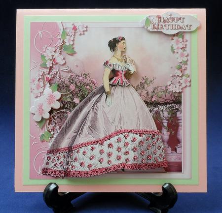 Victorian Lady in Pink Blush Mini Kit by Michelle Chivers