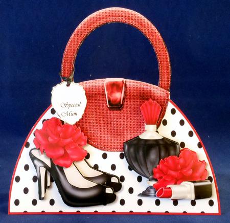 Hand Bag Card Elegancy Mini Kit by Michelle Chivers