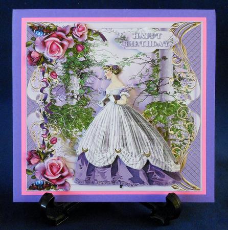 Victorian Lilac Rose Lady Mini Kit by Michelle Chivers