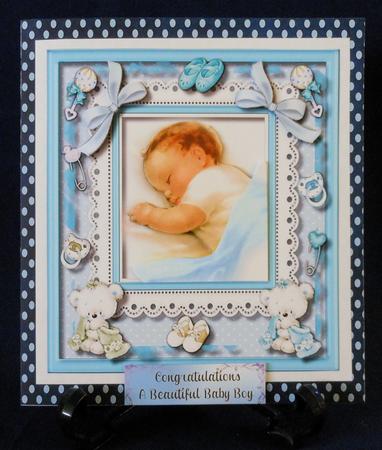 Congratulations a Beautiful Baby Boy by Michelle Chivers