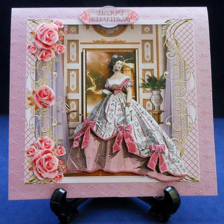 Victorian Lady Pink Rose Mini Kit by Michelle Chivers