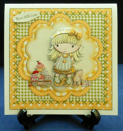 Penny's Cupcake Wagon Topper and Decoupage by Michelle Chivers