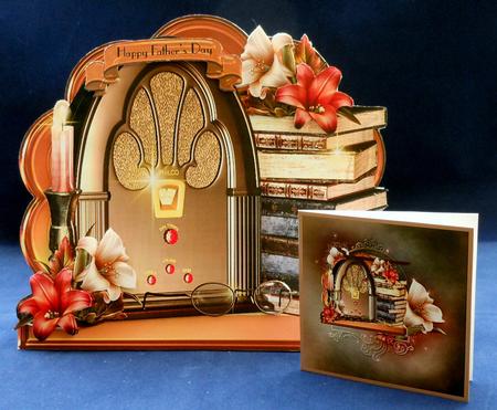 Vintage Style a Good Read Shaped Card Kit by Michelle Chivers