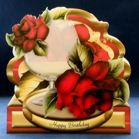 Celebratory Month - Red Roses by Michelle Chivers