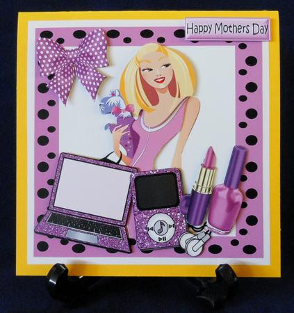 Pretty in Pink with Pooch, Laptop, Mp3, Lippy, 8x8 Mini Kit by Michelle Chivers