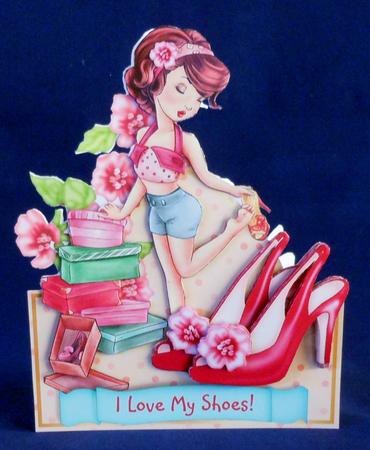 Little Cuties Shaped Mini-kit - I Love My Shoes! by Michelle Chivers