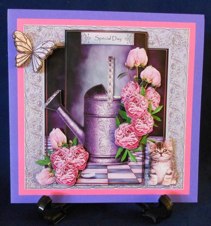 Watering Can & Peonies 2 Mini Kit by Michelle Chivers