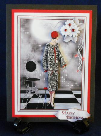 1920's Black and Red Fashion Show by Michelle Chivers