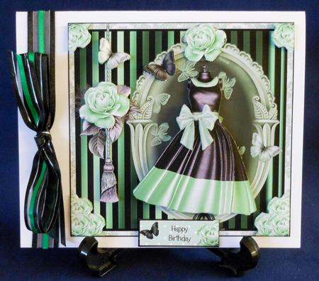 The Little Black Dress Card Front Kit Plus Insert by Michelle Chivers