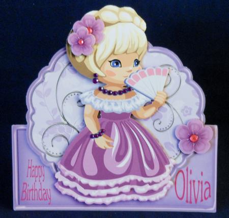 Shaped Girl with Fan Mini Kit by Michelle Chivers