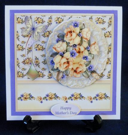 Yellow Roses Cameo Card Mini Kit by Michelle Chivers
