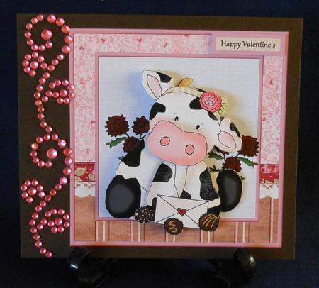 A Valentine Message and Chocolates Mini Kit by Michelle Chivers