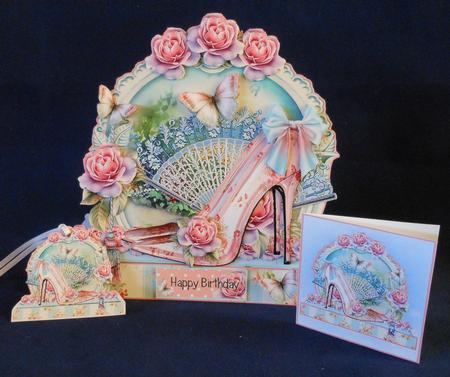 Step Back in Time Shaped Card Kit by Michelle Chivers