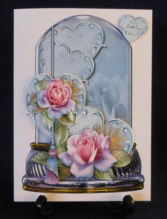 Globe Frosted Roses by Michelle Chivers