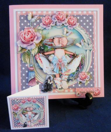 8x8 Chasing Butterflies Card Front Kit by Michelle Chivers