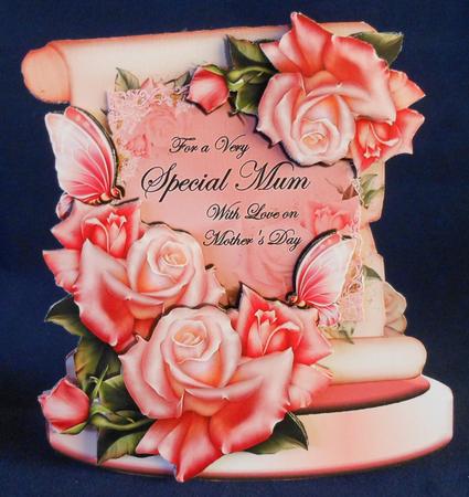 Rose Pink Scroll by Michelle Chivers