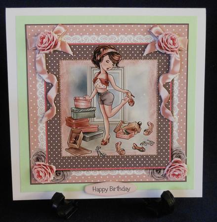 Cute If the Shoes Fit Topper by Michelle Chivers