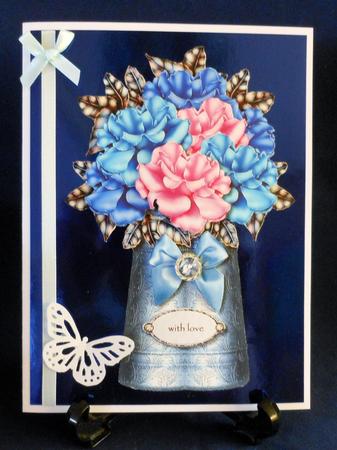 Vase with Roses 2 by Michelle Chivers