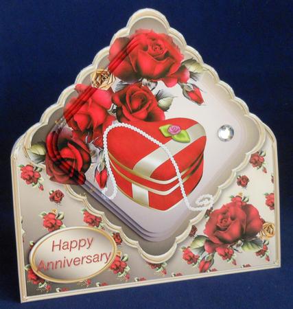 Romantic Gift Diamond Pyramid Card Mini Kit by Michelle Chivers