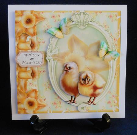 The Easter Chicks Card Front Kit by Michelle Chivers