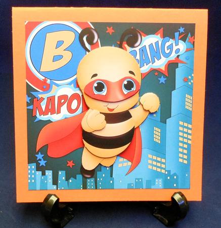 Bumble Hero Card Front by Michelle Chivers