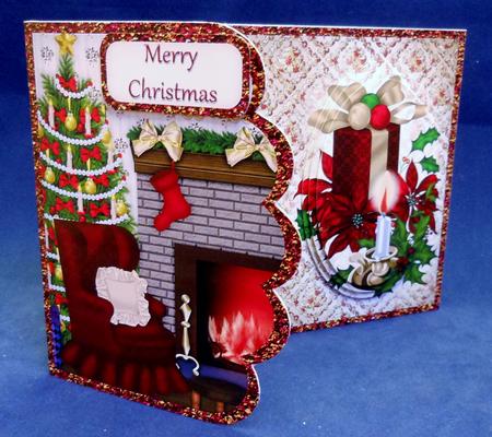 Christmas at Home 5x7 Side Fold Mini Kit by Michelle Chivers