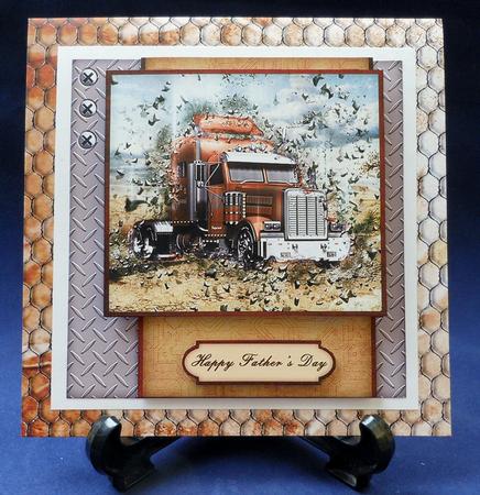 Shattered Big Rig Truck A by Michelle Chivers