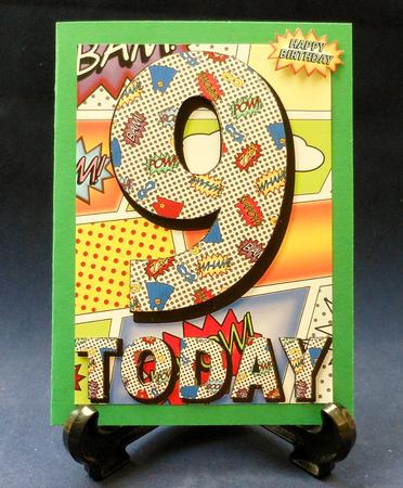 9 Today Comic Book Birthday A5 by Michelle Chivers