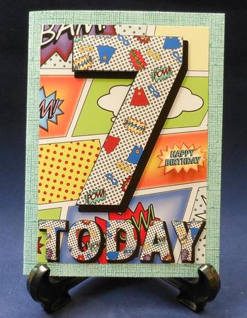 7 Today Comic Book Birthday A5 by Michelle Chivers