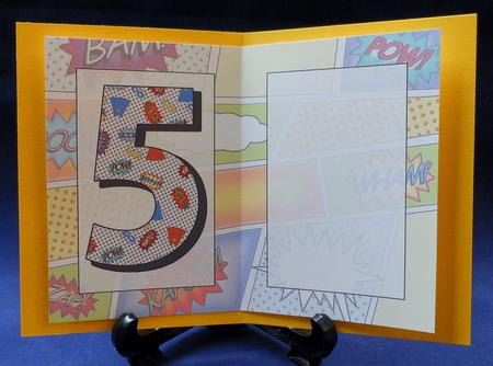 5 Today Comic Book Birthday A5 Insert by Michelle Chivers