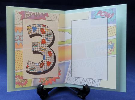 3 Today Comic Book Birthday A5 Insert by Michelle Chivers