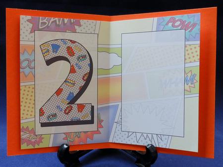 2 Today Comic Book Birthday A5 Insert by Michelle Chivers