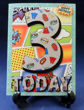 3 Today Comic Book Birthday A5 by Michelle Chivers