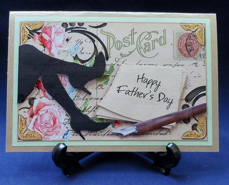 Legs Postcard Topper by Michelle Chivers