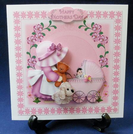 Little Lady Pushing a Pram Mini Kit by Michelle Chivers