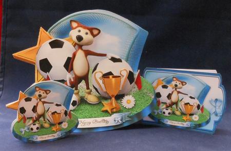 Football is the Best Card Front by Michelle Chivers
