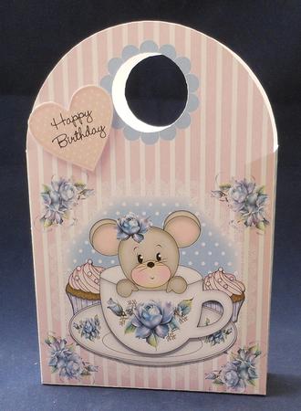 Teacup Mouse Large Gift Bag by Michelle Chivers