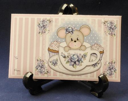 Teacup Mouse Money Wallet by Michelle Chivers