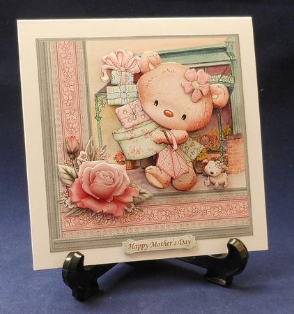 Bear Born to Shop Mini Kit & Decoupage by Michelle Chivers