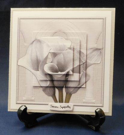 Cream and Desaturated Lillies by Michelle Chivers