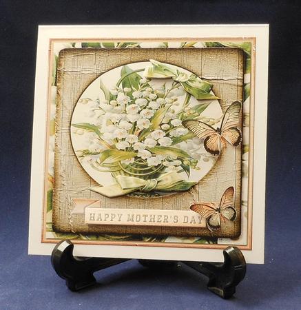 Flower Baskets Cardtopper 181 by Michelle Chivers