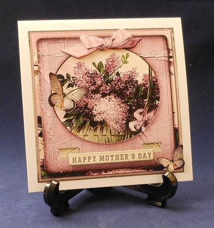 Flower Baskets Cardtopper 184 by Michelle Chivers